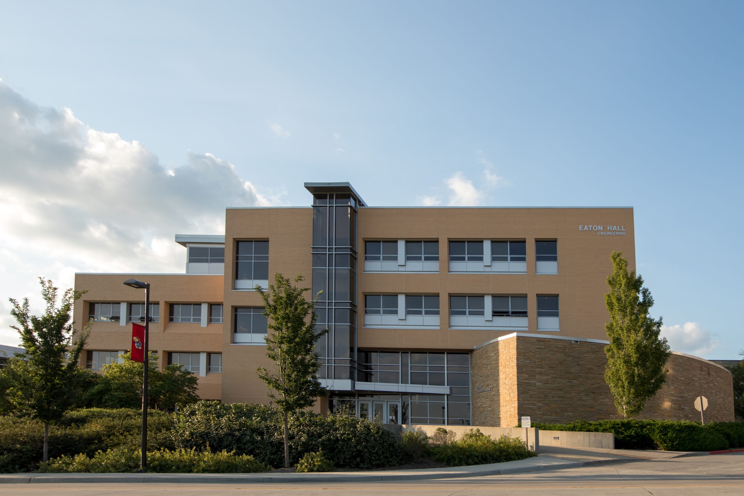 Campus is beautiful in the summer time and awaits Jawhawks returning to school.